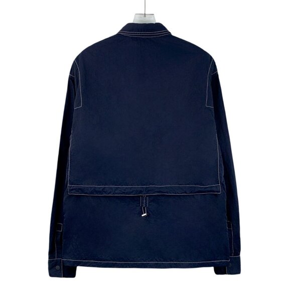DM0134 Christian Dior Atelier Navy Button-Up Shirt Jacket - Picture 2 of 8
